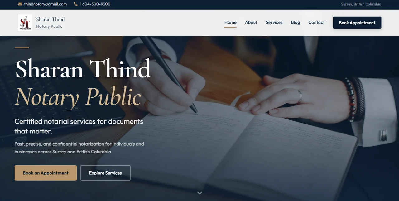 Thind Notary Public